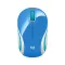 Blue wireless mouse logitech m187