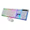 Colorful glowing mouse set USB cable keyboard + Mouse Th30976