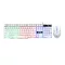 Vouni ชุดคีย์บอร์ดและเมาส์ไร้สาย รุ่น Manipulator feel suspended keys USB wired keyboard keyboard and mouse set E2914Y