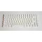 Noppoo Choc Mini 84 White Blank Print Pbt Keycap Plum 84 Mechanical Keyboard Cherry Mx Niz 84 Keys Mini84