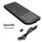 A8 Wireless Keyboard Computer Lap Cordless 3-in-1 Mini Keyboard Touchpad Mouse Spanish Russian English Keyboard