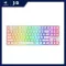 Wireless Keyboard (Wireless Key Board) Signo KB -751W Nuzzon (White) (Red Optical Switch - RGB LED - EN/TH)