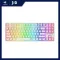 WIRELESS KEYBOARD (คีย์บอร์ดไร้สาย) SIGNO KB-751W NUZZON (WHITE) (BLUE OPTICAL SWITCH - RGB LED - EN/TH)