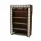 Galaxy shoe cabinet 5-layer shoe rack with ayy-9999-5 brown cover