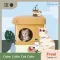 KAFBO Cube Little Cat Cat CAFE STICKER, a cat's house, a golden cat sticker