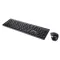 OKER คีย์บอร์ด (2in1) Wireless (K9300) Black