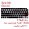 For Macbo Air 13 Eyboard Cer Lap Tive Film 13 Inch A2179 Silicone Eyboard Cer Russian French Spani Orea