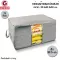 Getzhop Multipurpose fabric box 75 liters of duvet (gray)