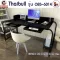 ThaiBULL model OB5-6014 Work desk straddling the bed Multipurpose table, cpu-table edge-drawer-keyboard placement-Mobile slot 155-240 cm.