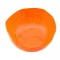 Foldable vegetable washing basket - orange