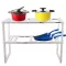 Karabada, 2 -layer plastic multi -purpose shelf - white