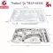 ThaiBULL model TBSS-6E304 Stainless steel tray tray 6 channels Food Tray (Stainless Stell 304) with lid (PP)