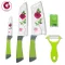 Rose Stainless Steel Knife ชุดมีดสแตนเลสลายกุหลาบ (สีขาว)