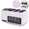 Getzhop ABS Kitchen Organizer Multifunctional - White/Purple