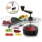 Getzhop Machine Sliced ​​Vegetable Sliced ​​Vegetable Model - (Black)