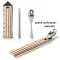 Getzhop, a portable chopstick set with a bag (stainless steel)