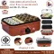 House Worth Takoyaki Takoyaki Maker 3, 3in1 multi-purpose grill, HW-3IN1+ glass lid (Red)