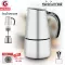 Getzhop หม้อต้มกาแฟ ขนาด 6 ถ้วย Yami รุ่น 6011 สีเงิน แถมฟรี ! Coffee Filter 100 แผ่น