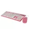 OKER คีย์บอร์ด (2in1) USB (KM-2068) Pink