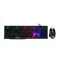 NUBWO คีย์บอร์ด (2in1) USB (NKM300 INFAREZ) Black