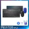 Rapoo, mouse set and keyboard 8000m Combo Multi-Mode Silent Wireless Thai/EN