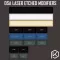 Dsa Pbt Printed Legends Yellow Blue White Black Dolch Keycaps Laser Etched Modifiers 1.75 Shift 7u Spacebar Ctrl Alt Iso
