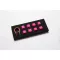 Taihao Rubber Gaming Keycap Set Rubberized Doubleshot Keycaps Cherry MX OEM Profile Shine-Through Set of 8 Magenta Light Blue