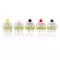 Gateron 5pin Milky Clear 5pin Switch For Mechanical Keyboard Fit Gk61 Gk64 Rk61 Teclado Mecanico Switches
