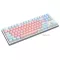 87pcs/set Pbt Color Matching Light-Proof Mechanical Keyboard Keycaps Replacement Suitable For Mechanical Keyboard