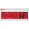 PBT English Languag108 Keyscaps Keys Variety of Color Choices for Cherry Mechanical Keyboard Key Cap Switches