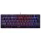 Backlight Keyboard Mechanical Keyboard Gaming 61keys Backlit Ergonomic Usb Wired Keyboard Single Light Breathing For Pc