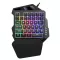 One-Handd Gaming Keyboard RGB Backlit Mechanical Keyboard Mini Gaming Keypad Ergonomic for Gamer Lap Desk PC Computer