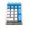 21 Key Ymdk Side-Printed Blank -Printed Thick Pbt Abs Keycap For Mx Switches Mechanical Keyboard Numpad Only Keycap