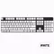 Mechanical Keyboard Keycaps Oem Profile Abs Transparent Double Shot Injection 104 Keys For Gk61 Anne Pro 2