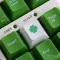 Four Leaf Clover Design Sublimation Pbt Keycaps For Cherry Mx Switch Mechanical Gaming Keyboard Cherry Profile Oem Keycaps