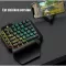 One-Handed Wired Keyboard Left-Hand Mechanical Feel Gaming Keyboard 39-Key Full Key Usb Interface Support Rgb Backlight