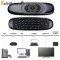 C120 Fly Air Mouse Gyro Sensor English Russian Backlit Keyboard Wireless 2.4g Rf Remote Control For Gaming Android Smart Tv Box