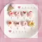 Personalized Keycaps Keycap Custom Decoration Pbt Pink Cute Cake Cat Claw Beautiful Girl Anime Transparent Crystal Diy Keycap