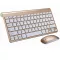 Ultra-Thin 2.4g Usb Wirelesss Mute Keyboard Mouse Kit For Smart Tv Desk Pc
