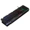 Gk50 Wired Mechanical Gaming Keyboard Floating Cap Waterproof Rainbow Backlight Usb 104 Keycaps Computer Game Keyboards