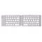 Mini Folding Bluetooth Keyboard Portable Wireless Keyboard Ultra-Thin Keyboard Keycaps