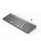 Thin Silent 2.4g Wireless Keyboard Mini Multimedia Keyboard With Number Touchpad Numeric Keypad For Tablet Desk Lap Pc