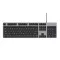 Xiaomi MIIIW Gaming Mechanical Keyboard 600K 104 Keys Red Switch USB Wired 6 Mode White LED Backlights Keyboard For Office Use