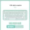 Ajazz 308i Retro Typewriter Round Cap Wireless Bluetooth Keyboard 84 Keys BT Portable Keyboards for PC Laptop Win/iOS/Android