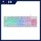 KEYBOARD (คีย์บอร์ด) NUBWO GAMING SAVIOR NK031 (SILVER-WHITE)