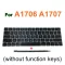 FAISHO FUS Keyboard Keycaps for MacBook Pro Retina 13 "15" A1706 A1707 A1708 - 12 "A1534