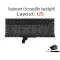 New A1502 Us English Keyboard Backlight100pcs Screws For Macbook Pro Retina 13" A1502 Emc2678 Emc2875 Emc2835