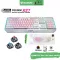 KEYBOARD(คียบอร์ด)Mechanical Gaming RGB รุ่นFENRIR X27 PINK-WHITE (Blue, Red )