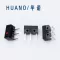 2pcs/set Huano Red Dot Mouse Micro Switch Left Bent/right Bent/long Pin Button For Mouse Side Key Middle Key