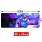 Sexy AHRI RIVEN SKINS GAMING MOUSEPAD 80*30cm XL Large Mouse Pad Mat for League of Legends Game Game Gamer Jinx Sona Desk Map
